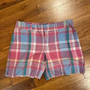 Ralph Lauren pastel plaid shorts